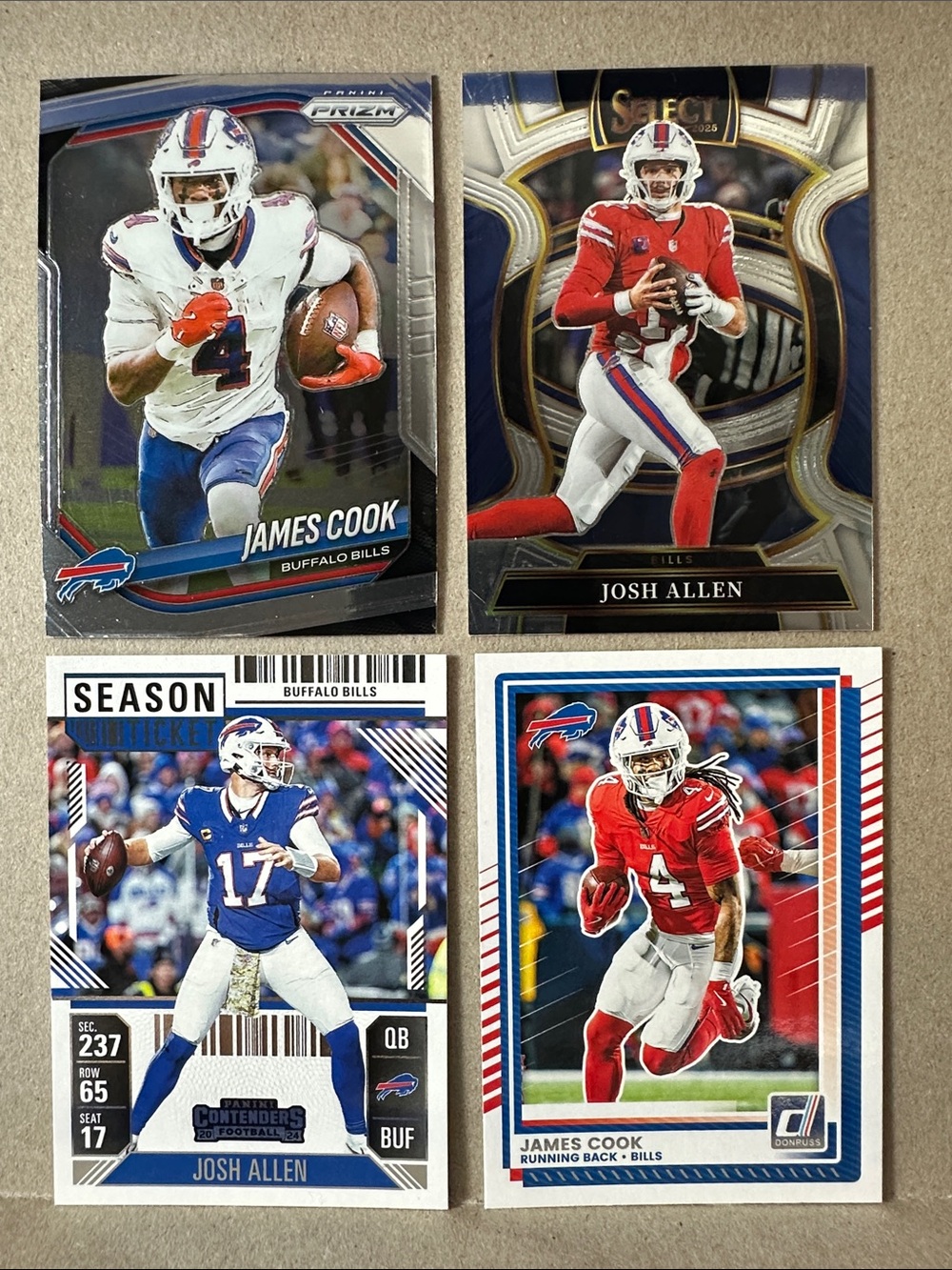 Josh Allen/James Cook+ Skyler Bell Rookie Bills 2000’s lot of 20 +Sammy Watkins - Picture 2 of 16